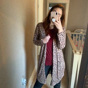 Leopard Print Spring Cardigan